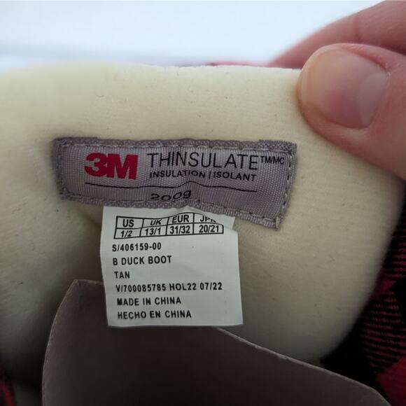 NWT Gap Kids Duck Boots Size 1/2 Youth Winter Snow Boots Lace Up Thinsulate - Picture 8 of 8